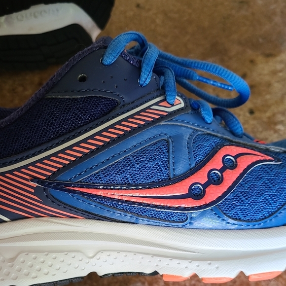 Saucony Cohesion 10 Women's Athletic Running Shoes in Blue Pink Womens Size 9 - Picture 7 of 14